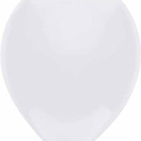 White balloon 12 inch funsational