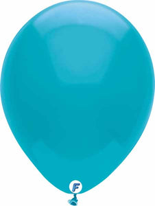 Turquoise balloon 12 inch funsational