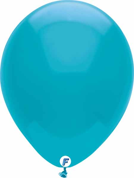 Turquoise balloon 12 inch funsational