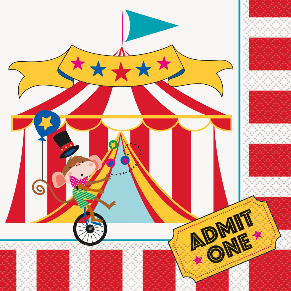 Circus Carnival Napkins