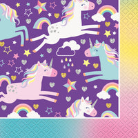 Unicorn Beverage Napkins