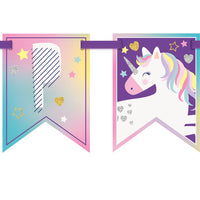 7 foot hip hip hooray unicorn banner 