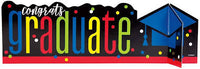 congrats graduate 3-D centrepiece