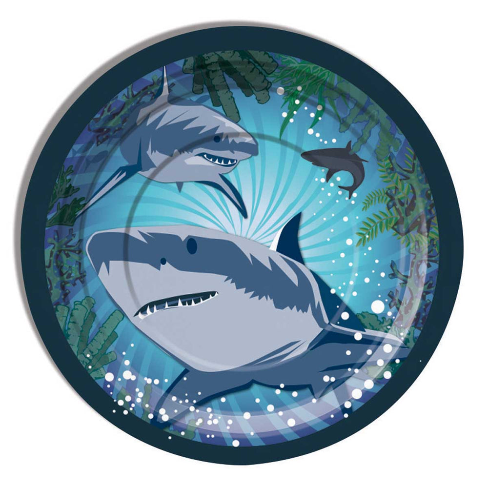 shark dessert plates