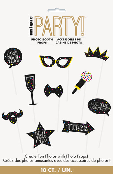 New Year's Eve Photo Booth Props