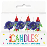 Outer Space Candles package of 6