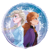 frozen 18 inch foil balloon with anna and elsa empty