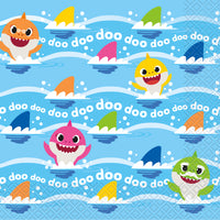 baby shark luncheon napkins
