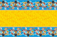 paw patrol plastic tablecover, open package
