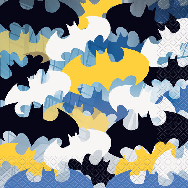 batman luncheon napkins 16 count