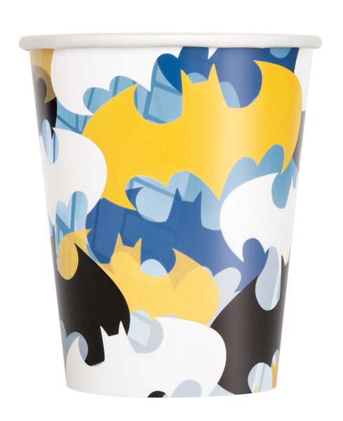batman 9oz paper cups 8 count