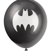batman 12 inch latex balloon, black