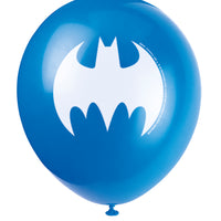 batman 12 inch latex balloon, blue