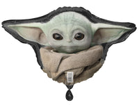 27 inch Baby Yoda mylar balloon 
