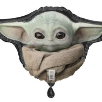 27 inch Baby Yoda mylar balloon 