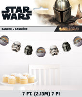 the mandalorian 7 foot garland in package
