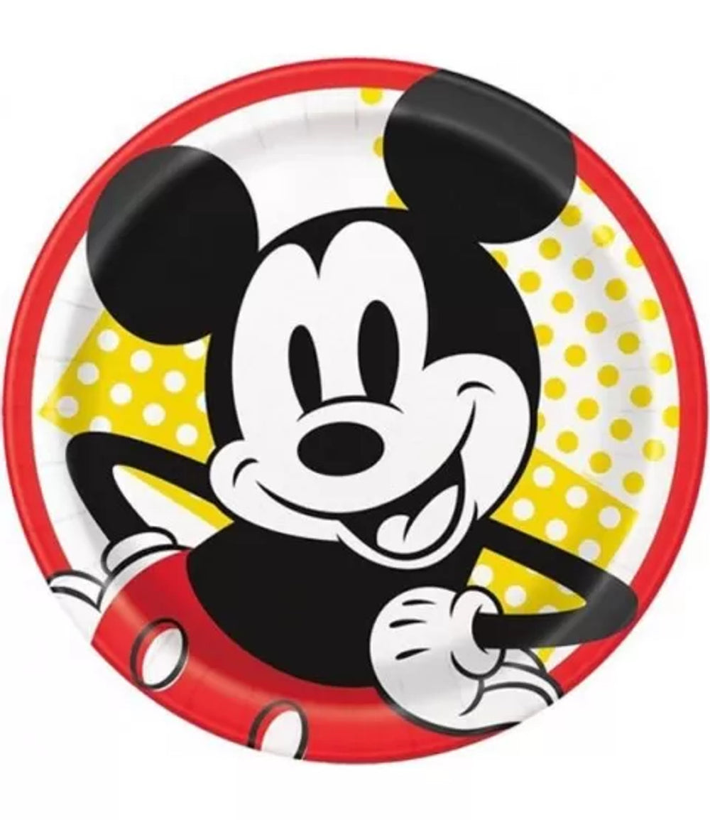 Mickey Mouse 9 inch Plates 8CT