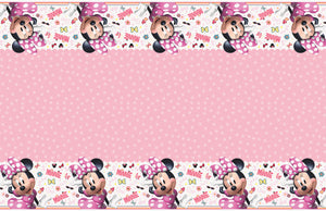 minnie mouse plastic tablecover open
