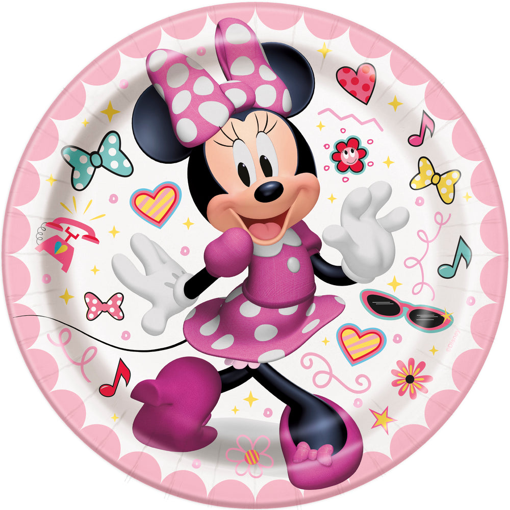 Minnie Mouse 7 inch dessert plates