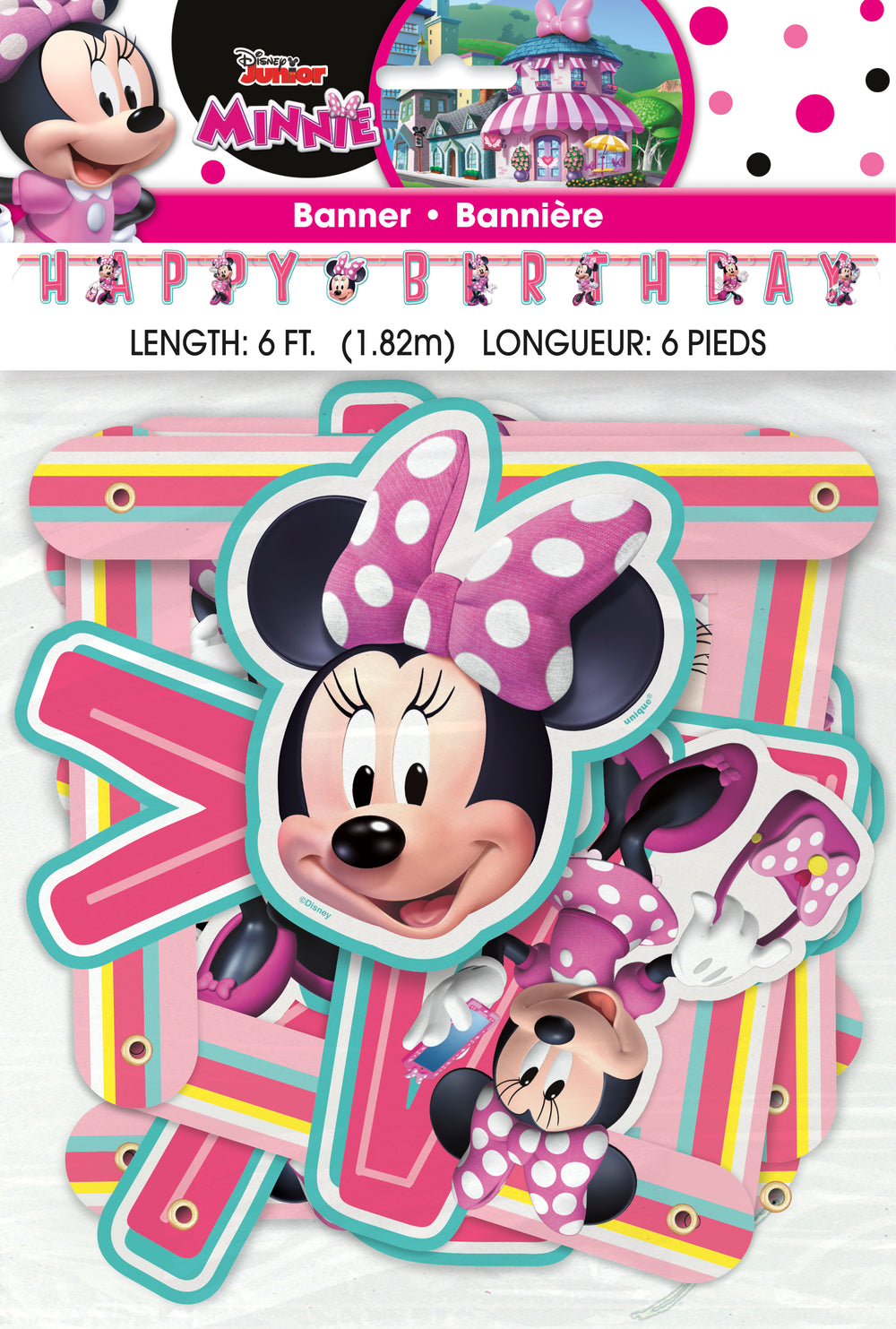 Minnie Mouse Happy Birthday Banner