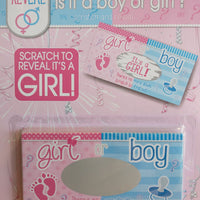 Gender Reveal Lotto Tickets- Girl 12CT