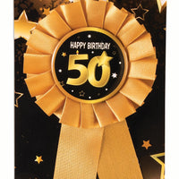 50th birthday badge