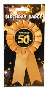 50th birthday badge