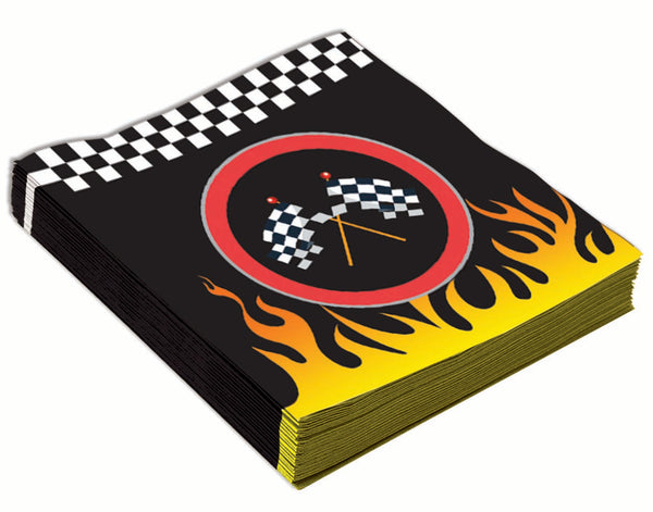 race car luncheon napkins