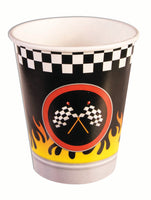 9oz race car paper cups
