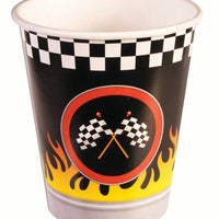 9oz race car paper cups
