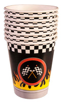 9oz race car paper cups
