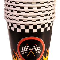 9oz race car paper cups