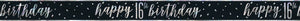 Happy 16th Birthday Banner