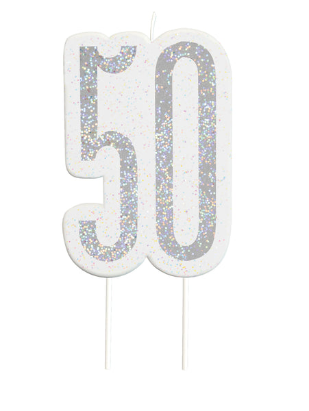 50th Birthday Candle