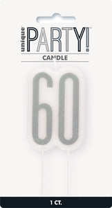 60th Candle in package