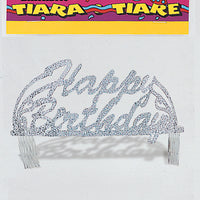 Happy Birthday Glittered Tiara