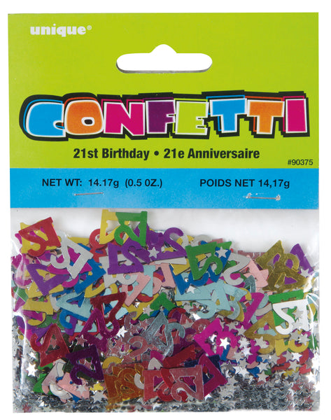 21 confetti