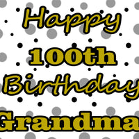 Age Birthday 24"x18" yard sign