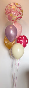 Bubble Birthday Balloon Bouquet