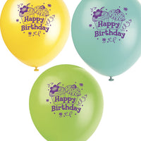 Cupcake party latex balloons