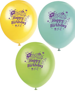 Cupcake party latex balloons