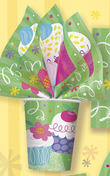 cupcake party paper cups