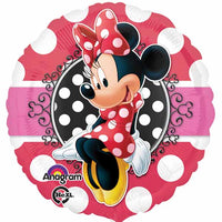 minnie mouse portrait 18" foil balloon