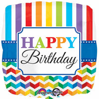 Happy Birthday square Foil Balloon 