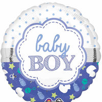 Baby Boy 18" foil balloon