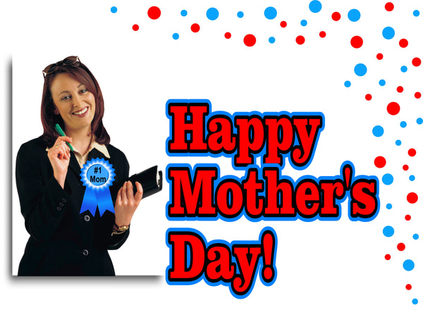 mothers day photo custom yard sign