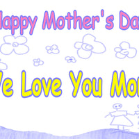 happy mother's day from kids yard sign
