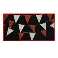 Red and White Pennant Banner