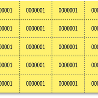 Penny Sale Ticket sheet