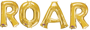 ROAR foil balloon letters 34"